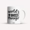 Cana alba personalizata World&#039;s best manager, INOVATIX&reg;. 330ml