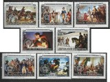 Rwanda 1976 - Bicentenarul revoluției SUA, picturi, arta, serie neuzata