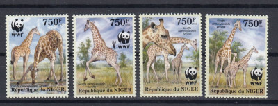 Niger - Fauna WWF - GIRAFE - MNH - Michel = 6,00 Eur. foto