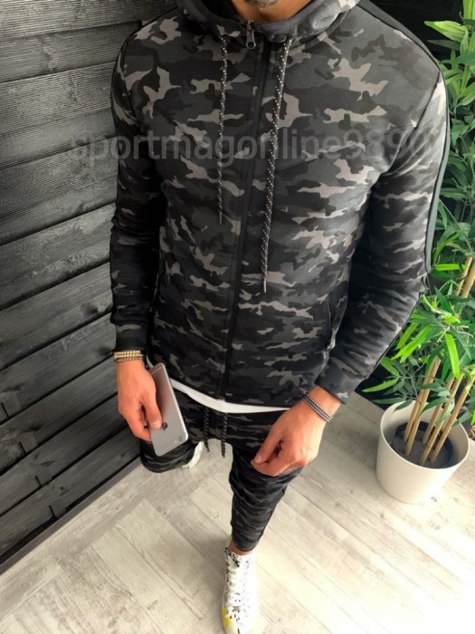 Trening barbati Camuflaj US ARMY - Bluza si Pantaloni Conici - Calitate Premium Trening barbati Camuflaj US ARMY - Bluza si Pantaloni Conici - Calitate Premium