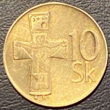 10 KORUN SLOVAKIA/MONEDA Cu-Al-Ni/6,6 g/ 26,5 mm./
