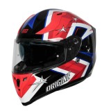 Casca moto integrala cu ochelari, Origine Strada Speddy, culoare negru/rosu luci... Cod Produs: MX_NEW 2030140171013S