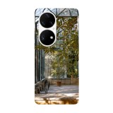 Husa compatibila cu Huawei P50 Pro model Relaxing greenhouse, Silicon, TPU, Viceversa, Transparent, Carcasa