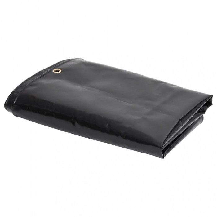 vidaXL Prelată, negru, 1,5x10 m, 650 g/m&sup2;