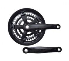 Angrenaj pedalier cu 3 foi 42/34/24, brat 170mm Cod:AWR01608
