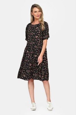 Rochie Dama, Eranthe, Microfloral V327 - M foto
