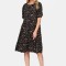 Rochie Dama, Eranthe, Microfloral V327 - L