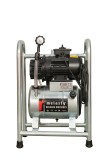 Cumpara ieftin Pompa Vacuum Muls Fix Melasty 0.55kW 220V 180-200L/min, Ulei, Cadru Galvanizat, Rezervor 14L, Uz Agricol, Palete Fibra
