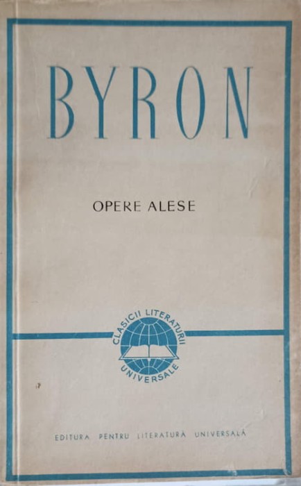OPERE ALESE-GEORGE GORDON BYRON-219156