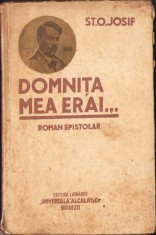 HST C542 Domnița mea erai ... Roman epistolar 1930 Șt O Iosif ediția I