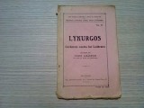 LYKURGOS * Cuvantare contra lui LEOKRATES - Const. Lazarescu: traducere - 1925, Alta editura