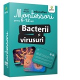 Bacterii si virusuri. Carti de joc educative Montessori 6-12 ani
