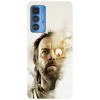 Husa compatibila cu Motorola Edge 20 Lite model Obi Wan Kenobi, Silicon, TPU, Viceversa, Transparent, Carcasa