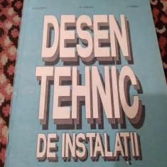 DESEN TEHNIC DE INSTALATII CLASELE X-XI