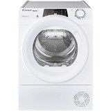 Uscator de rufe Candy Rapido ROE H10A2TE-S, Pompa de caldura, 10 kg, Clasa A++, WiFi, Easy case, Senzor uscare, Antisifonare, Alb