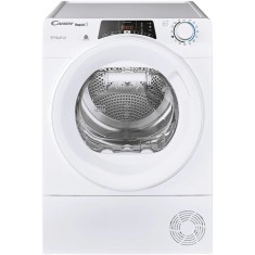 Uscator de rufe Candy Rapido ROE H10A2TE-S, Pompa de caldura, 10 kg, Clasa A++, WiFi, Easy case, Senzor uscare, Antisifonare, Alb