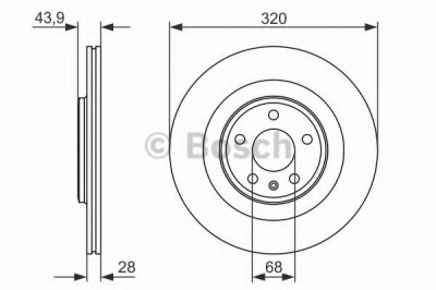 Disc frana RENAULT CLIO IV (2012 - 2016) BOSCH 0 986 479 552 foto