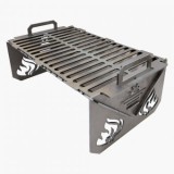 Gratar pe carbuni, modular, taiat in laser Metal Needs&reg;, 50 x 30 cm