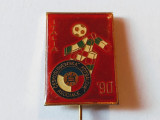Insigna fotbal - CEHOSLOVACIA la Campionatul Mondial ITALIA 1990