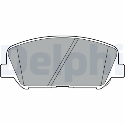 DELPHI LP2477 set placute frana,frana disc foto