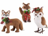 Cumpara ieftin Set 3 figurine fibre naturale multicolore 27x11.5x25 cm