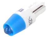 Lampă LED T5 Albastru 24V 3mm