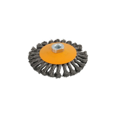 Perie de sarma conica cu noduri ROTOR 125mm M14 Innovative ReliableTools foto