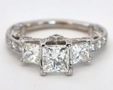 Inel 14k Verragio diamante naturale 3ct Unlike any Other!