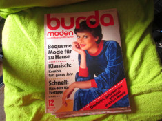 revista veche originala burda an 1979 decembrie cu harta h 52 foto