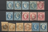 LOT TIMBRIE FRANTA -- NAPOLEON &amp; CERES inainte de 1900, Regi, Stampilat