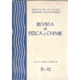 Revista de fizica si chimie - nr. 11-12/1981