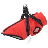 Cumpara ieftin Haina pentru Caini Rosu L28 Fleece si poliester