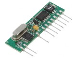 Receptor RF AM ASK/ OOK 433,92MHz 4,5-5,5VDC