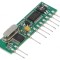 Receptor RF AM ASK/ OOK 433,92MHz 4,5-5,5VDC
