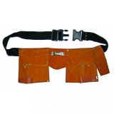 Centura port-scule din piele Basic, reglabila, cu buzunare multiple