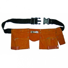 Centura port-scule din piele Basic, reglabila, cu buzunare multiple