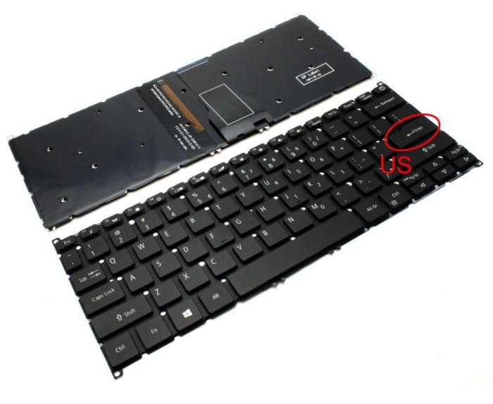 Tastatura Acer Swift N17W6 iluminata backlit, Swift SF114-32 iluminata backlit, Swift SF114-32-P2PK iluminata