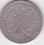 AUSTRIA UNGARIA 1 Florin 1859 M Milano, Europa, Argint
