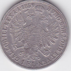 AUSTRIA UNGARIA 1 Florin 1859 M Milano