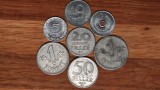 R10 Ungaria - set de colectie aluminiu - 2 - 5 - 10 - 20 - 50 filler + 2 x 1 forint, Europa