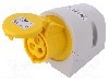 Conector alimentare AC, IEC 60309, IP44, 16A, 110V AC, 3 pini, PCE - 113-4