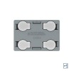Modul intrerupator cvadruplu cap scara / cruce cu touch Livolo, standard Italian SmartElectro IntelligentHouse