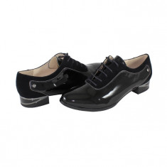 Pantofi eleganti dama piele naturala - Deska negru - Marimea 35