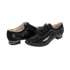 Pantofi eleganti dama piele naturala - Deska negru - Marimea 37