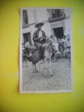 HOPCT 402 J CU MAGARUL LA TARG-ROMANIA VIATA LA TARA-FOTOGRAFIE VECHE TIP 1/2 CP, Romania 1900 - 1950, Portrete