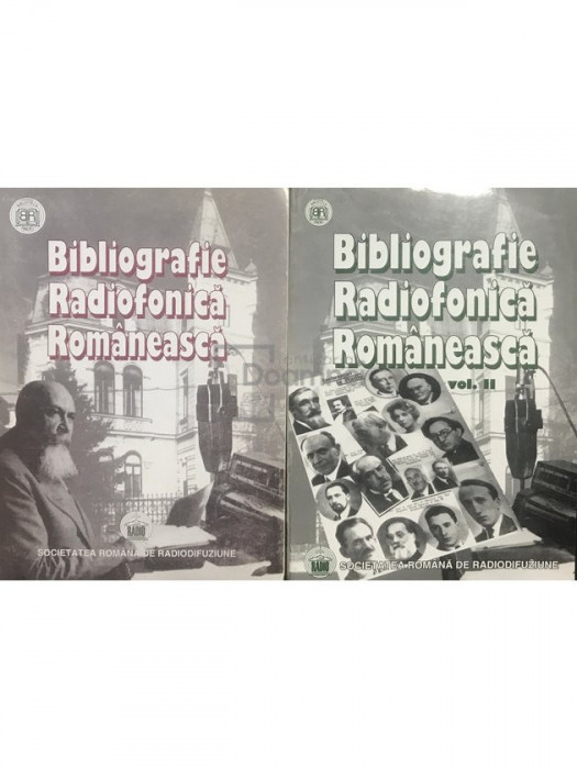 Liliana Mușețeanu (coord.) - Bibliografie radiofonică rom&acirc;nească, 2 vol. (editia 1998)