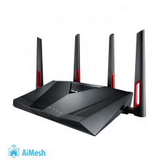 Router wireless ASUS RT-AC88U Black, AiMesh, Dual-Band AC3100 Gigabit, IEEE 802.11 a/b/g/n/ac foto