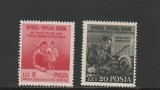 ROMANIA 1950 LP 270 LUPTA PENTRU PACE SERIE MNH
