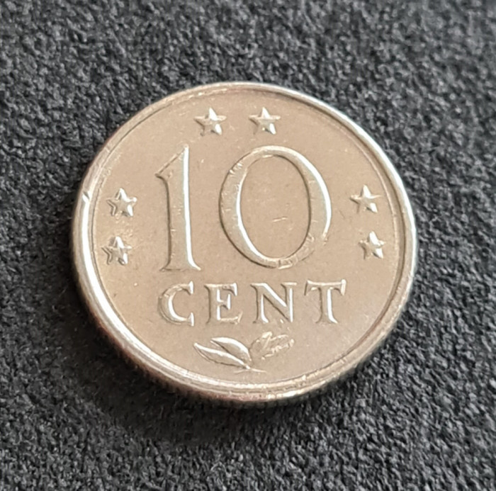 Antilele Olandeze 10 centi 1978