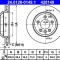 ATE 24.0128-0149.1 Disc frana